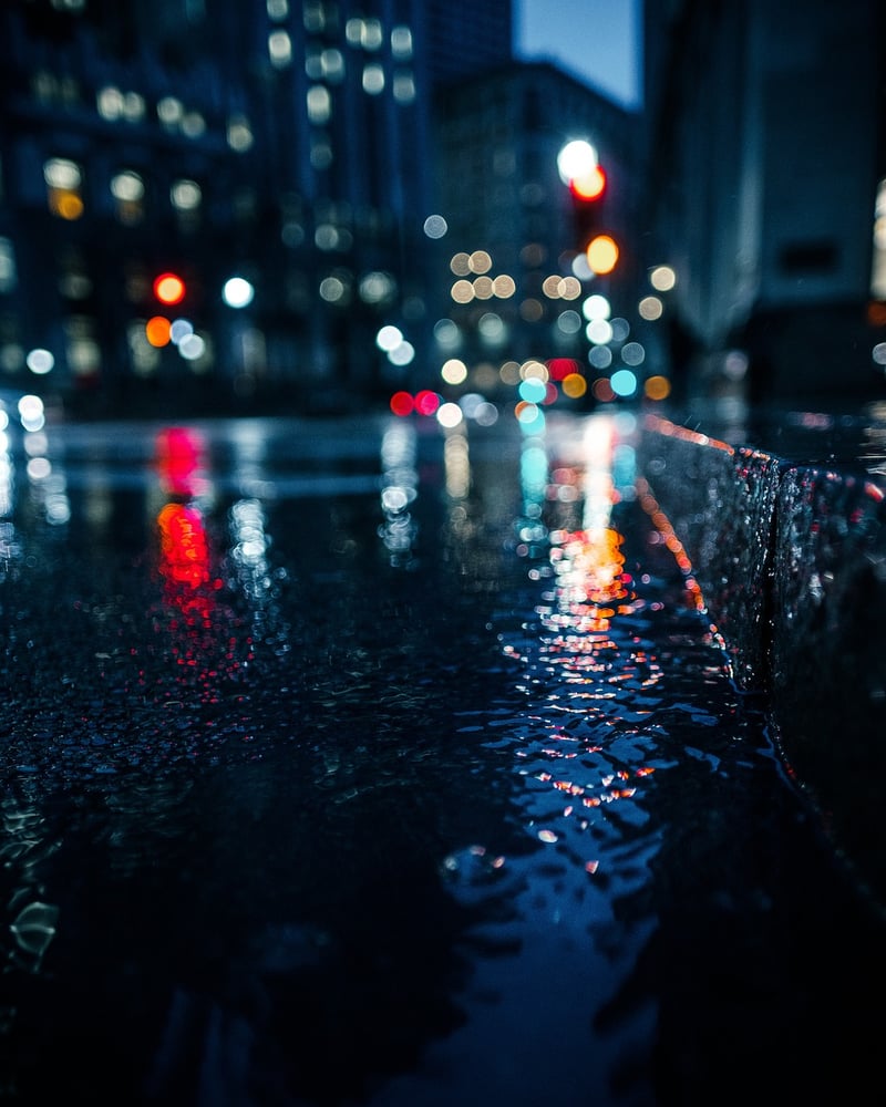 Cityscape at night